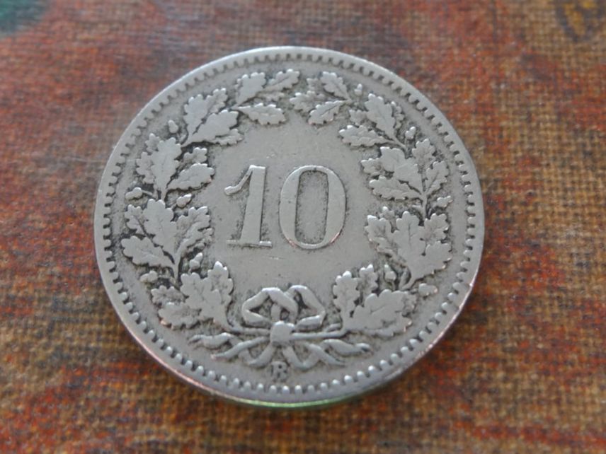 Tutti le monete: 10 Rp. 1897  (A) – Usato da Romanel-sur-Lausanne venduto da Swift13 1