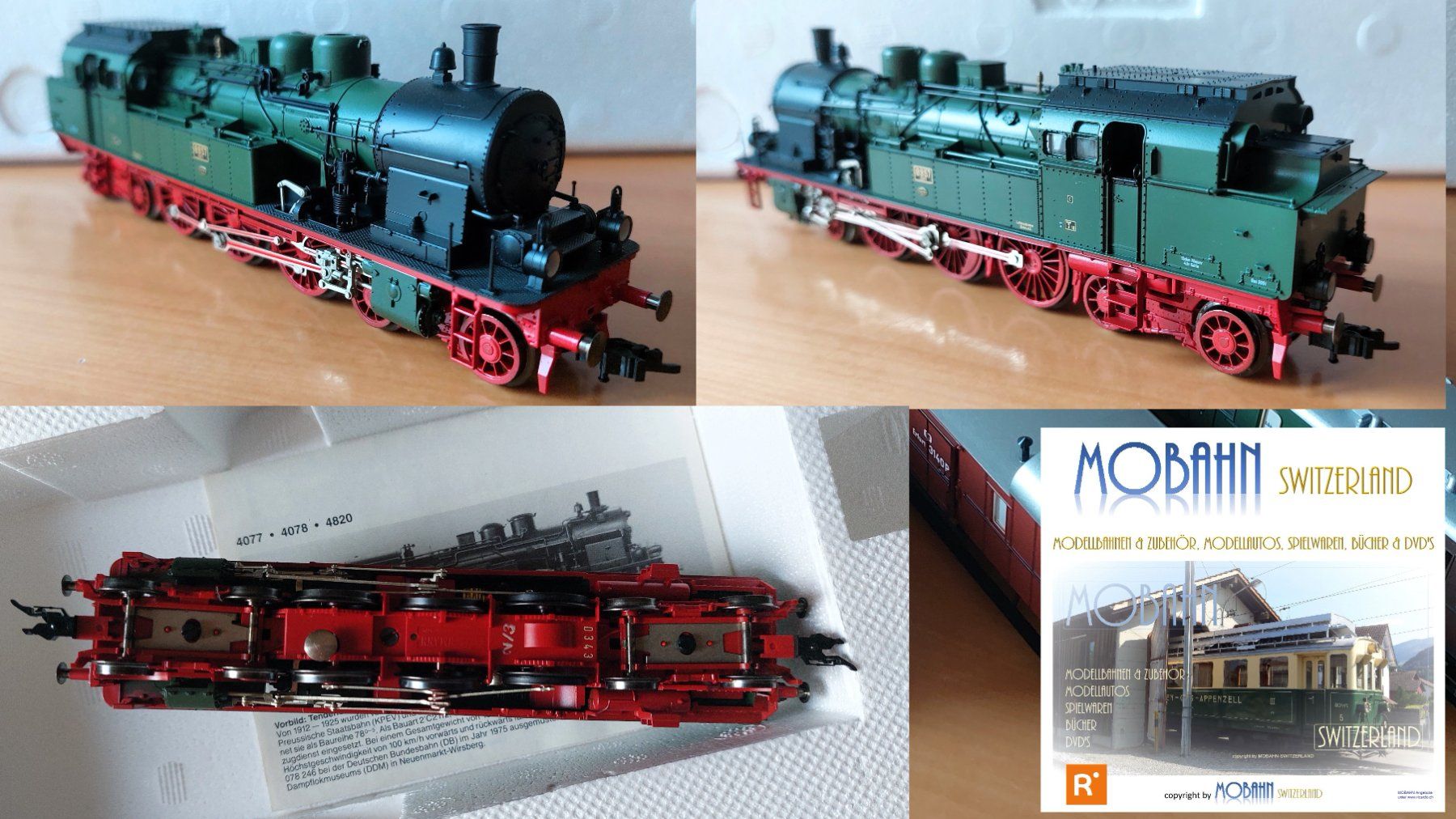 Fleischmann Modelleisenbahnen: Fleischmann 4890 - Dampfzug mit T18 der K.P.E.V. – Neu (gemäss Beschreibung) aus Rotkreuz von MOBAHN-1zu87 1