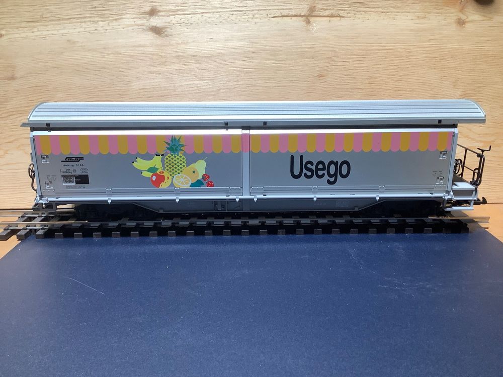 LGB 4021 Hochbordwagen, grün Spur G, gebraucht | - deutsch