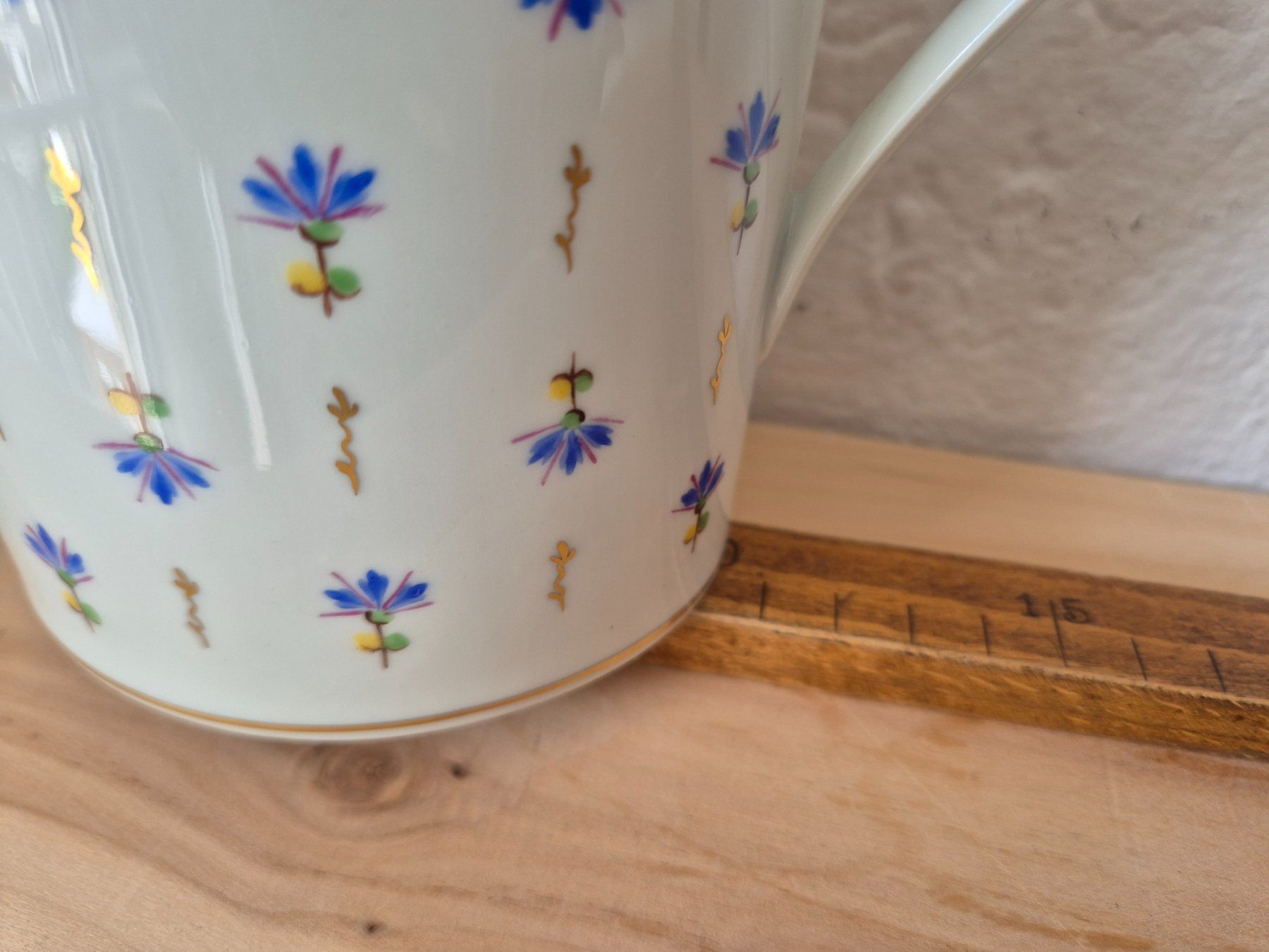 Teiere: Kaffee-Teekanne, Kornblumen, Handbemalt – Usato da Bern venduto da aronari 7