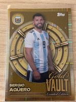 Topps Collector Tin Argentinien Gold Vault Sergio Agüero
