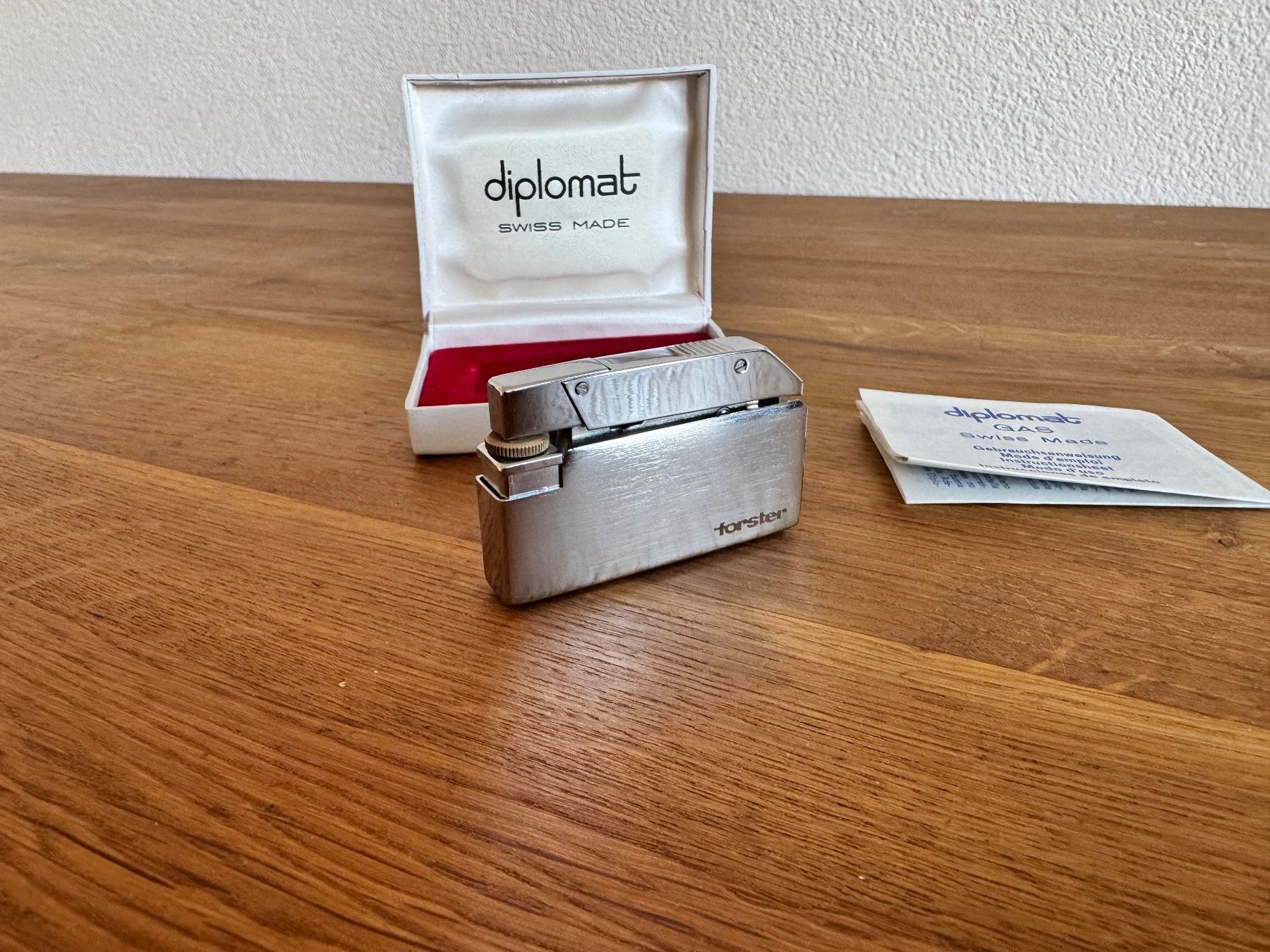 Accendini: DIPLOMAT Feuerzeug – Usato da Frauenfeld venduto da lona05 2