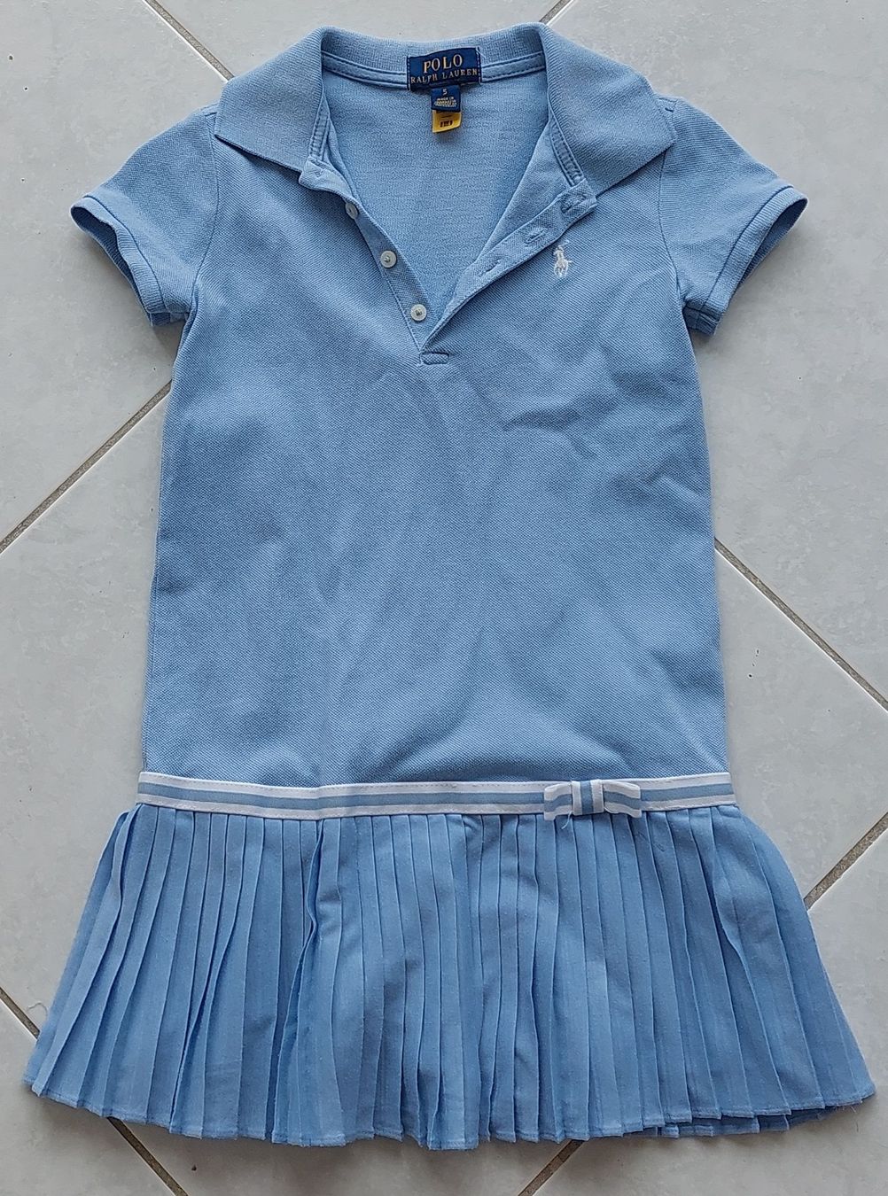 Ralph Lauren Kleider & Röcke: Süsses Ralph Lauren Kleid, hellblau, Grösse  / 115 – Gebraucht aus Mumpf von Pat17