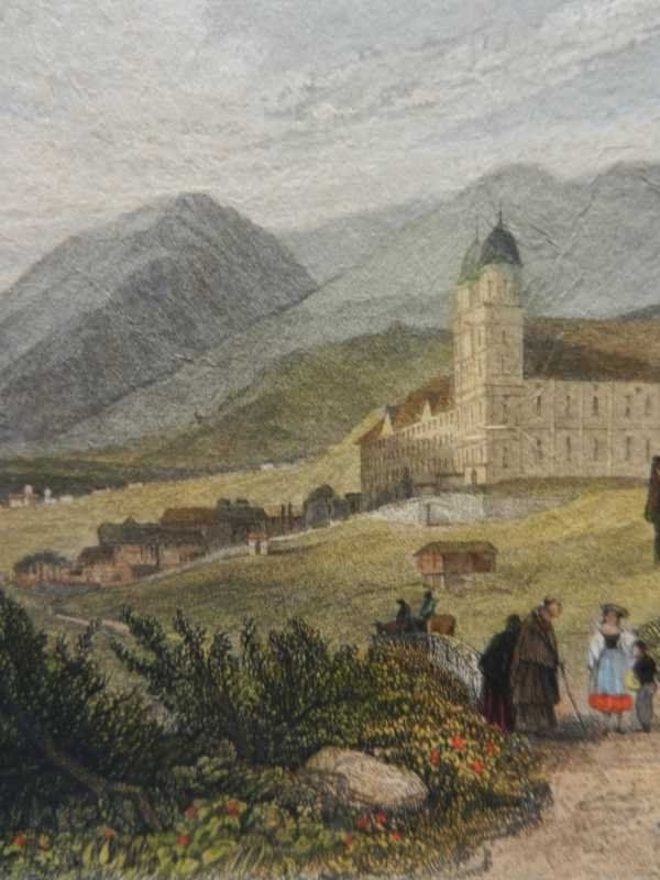 Stiche: Disentis Kloster koloriert – Gebraucht aus Risch von Rischli15 5