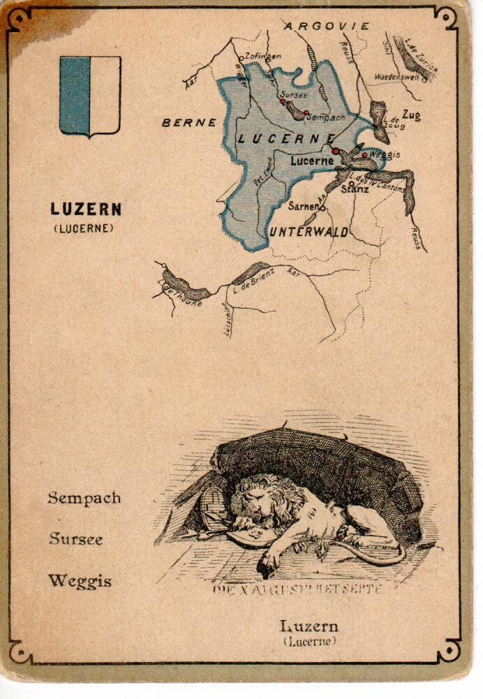 Cartes postales: Luzern – D'occasion à Wolhusen par Curver9