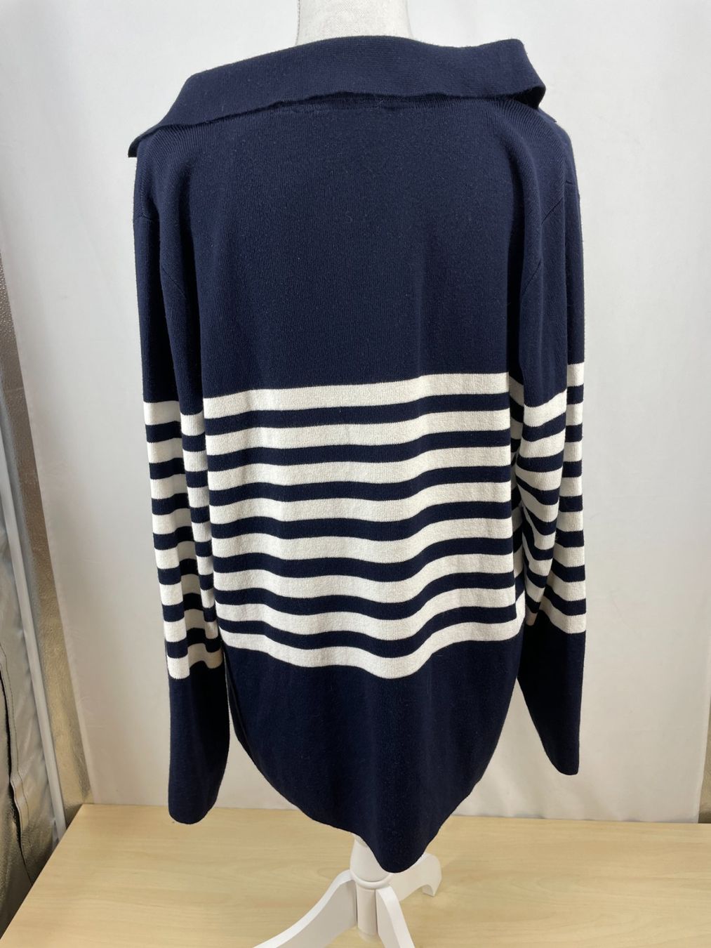 Pulls & Sweat-shirts: ULLA POPKEN pull bleu à rayures – D'occasion à Lausanne par PlusValue_Lausanne 1