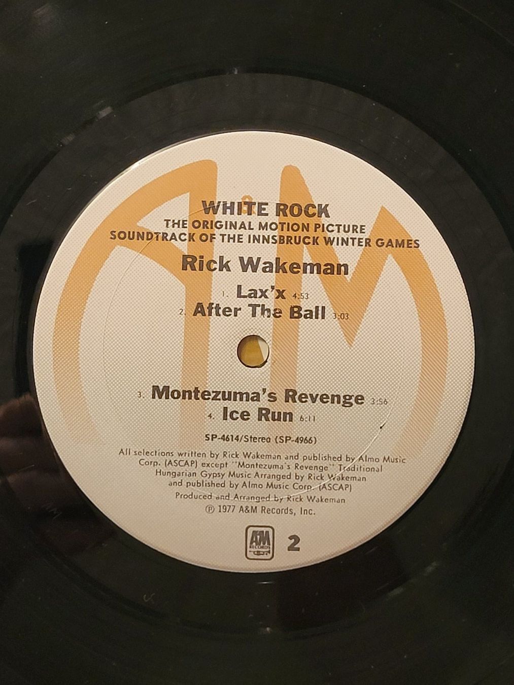 Dischi in vinile: Rick Wakeman - White Rock - Vinyle 33T – Usato da la Chaux-de-Fonds venduto da Lampe 5