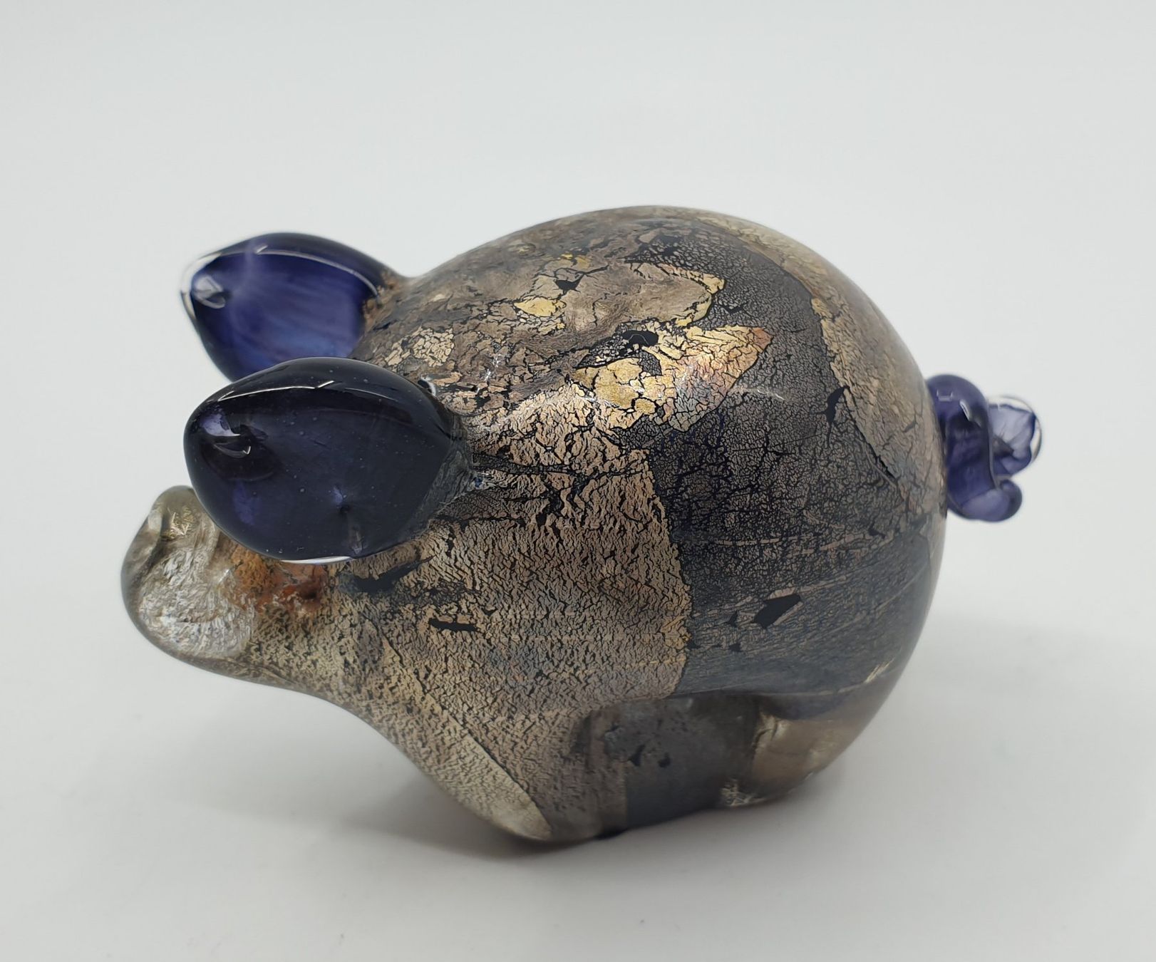 Statuette: Kleine Glasfigur Sau Schwein – Usato da Emmen venduto da Brockofsky 2