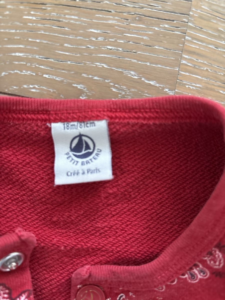 Petit Bateau Vestes & Manteaux: Petit Bateau Cardigan Size 18m/81cm red pattern – D'occasion à Zürich par muz_5h6k 1