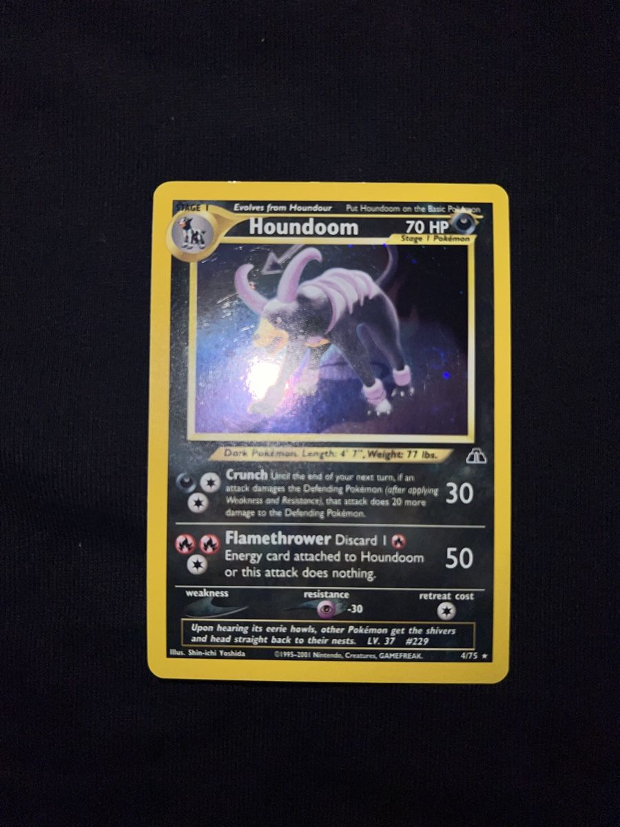 Pokémon Sammelbilder & Trading cards: Houndoom Neo Discovery Unlimited English – Gebraucht aus Basel von luc_8ghp