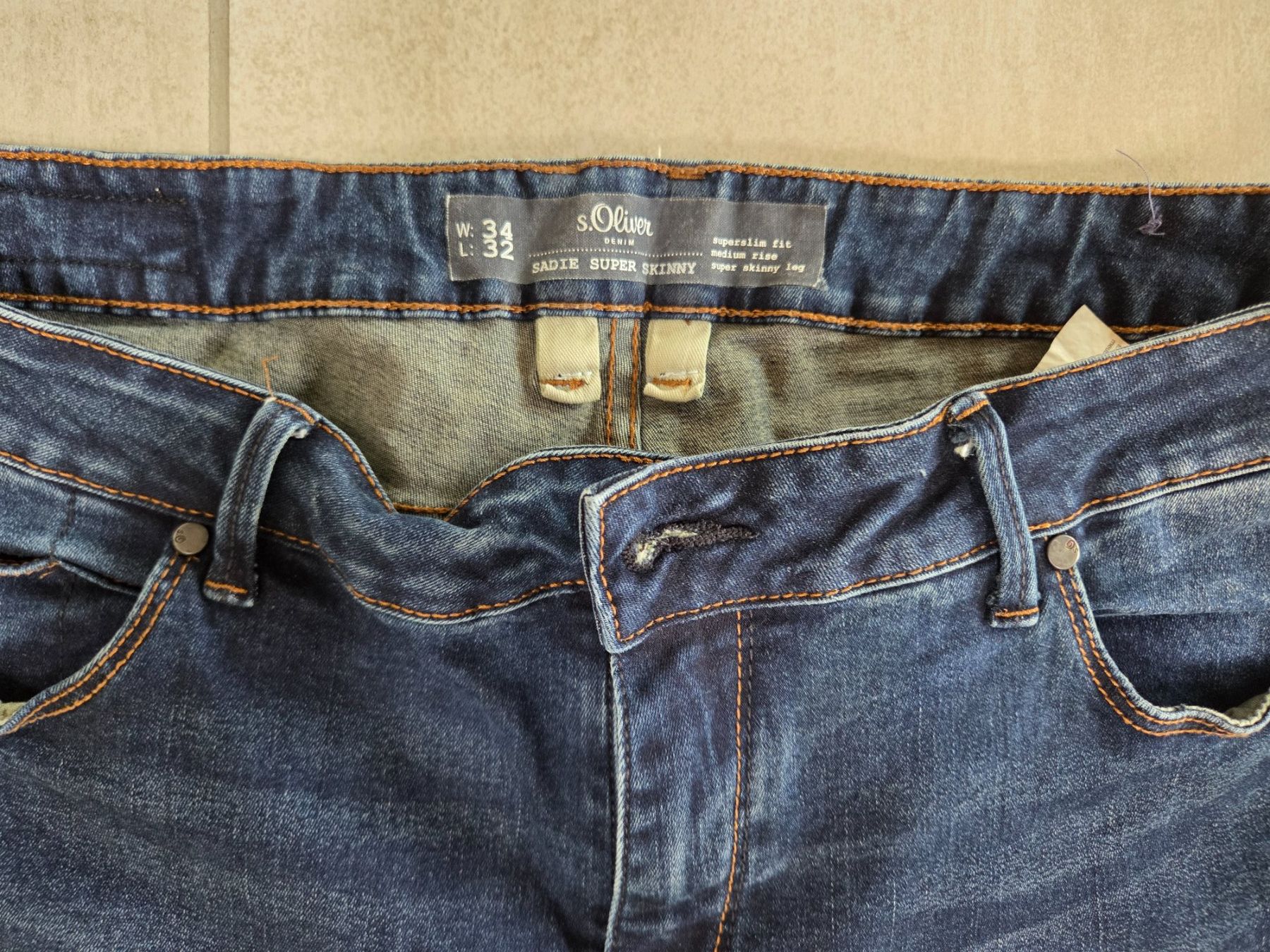 S.Oliver Jeans: S.Oliver Skinny Jeans, Grösse 34/32 – Usato da Hirschthal venduto da toronto-raptors82 1