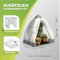 Pflanzenzelt 130x130x150 cm
