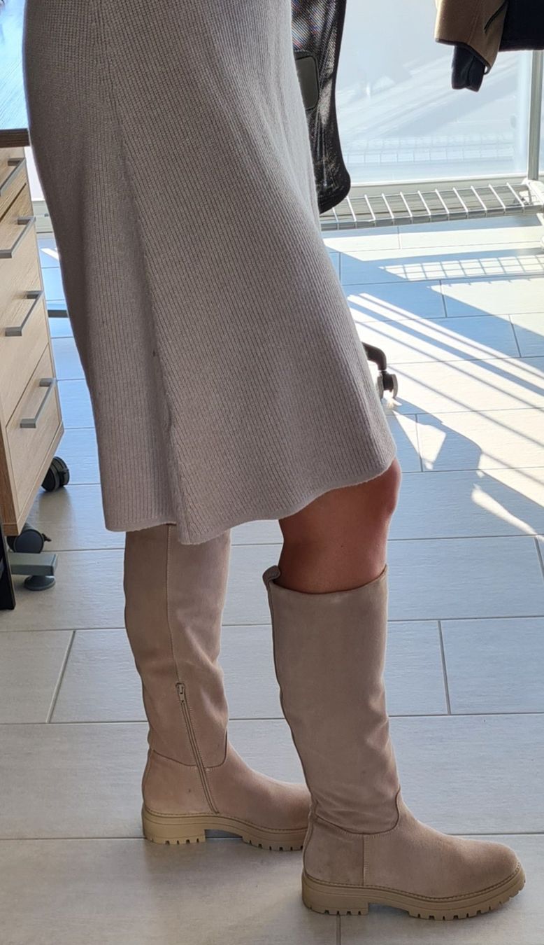 Damenschuhe: Winterstiefel, beige, Gr. 40 – Gebraucht aus Würenlos von _arcangel 3