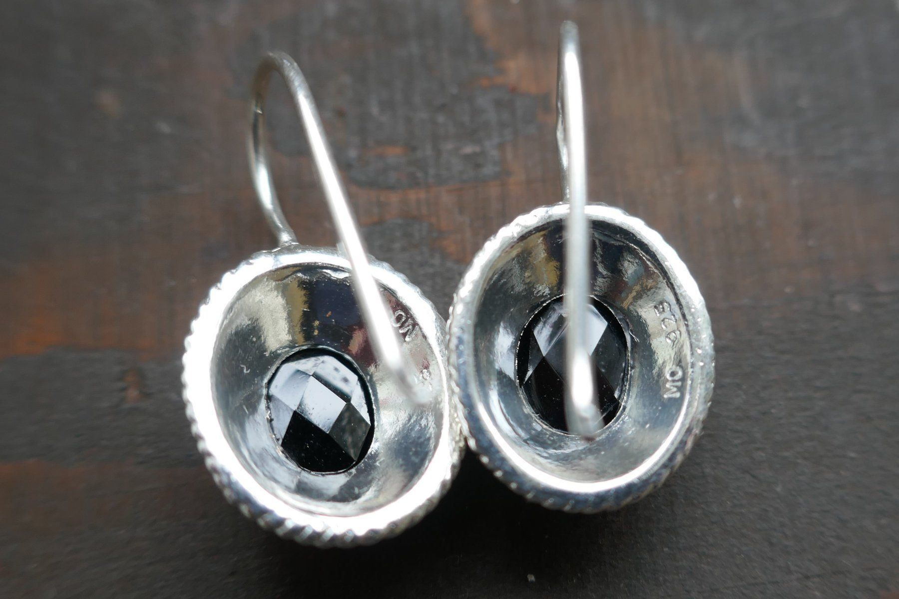 Orecchini pendenti & Orecchini a lobo: Ohrhänger in Silber mit Onyx – Nuovo (secondo la descrizione) da Arboldswil venduto da estrella925 2