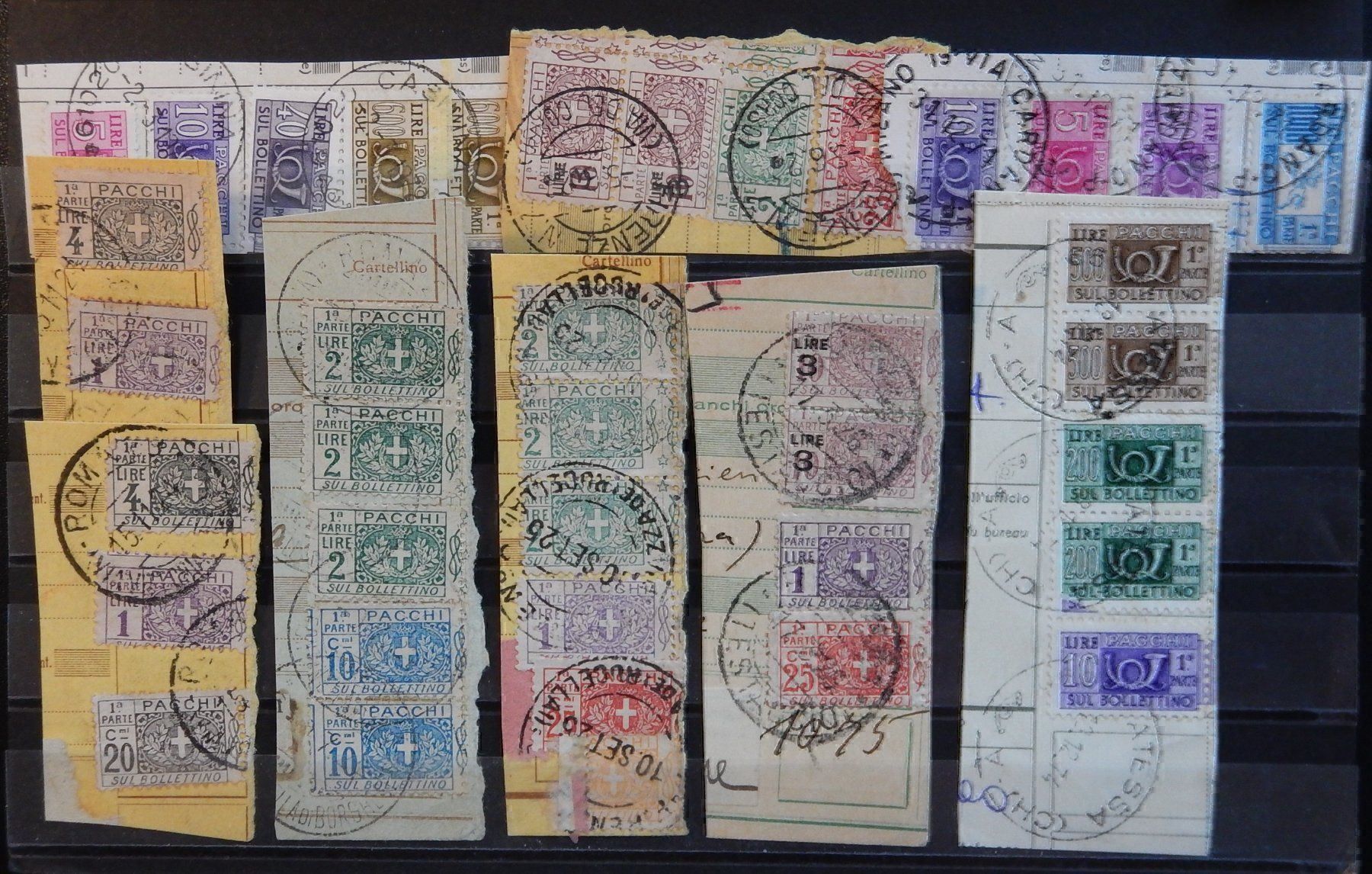 Tutti i francobolli: Italien Paketmarken Lot V – Usato da Zürich venduto da Muehlekauf