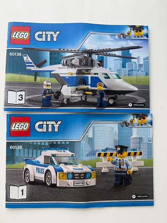 Kit di costruzioni: Lego City Polizei Flugzeug und Auto – Usato da Kreuzlingen venduto da pia_mm7h