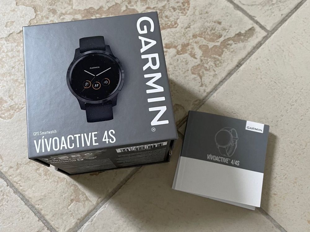 Garmin Vivoactive 4s schwarz mit Golf App Kaufen auf Ricardo