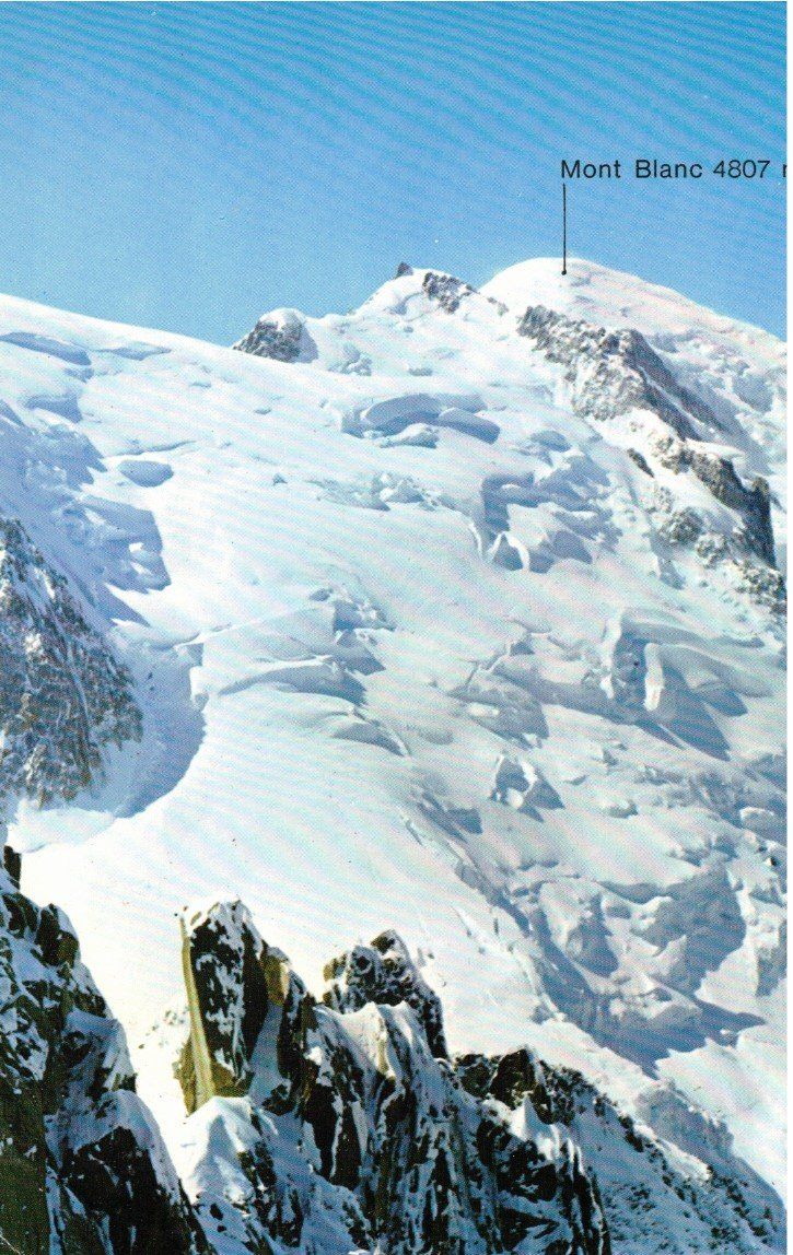 Cartes postales: Mont Blanc, 1975 – D'occasion à Richterswil par solalex