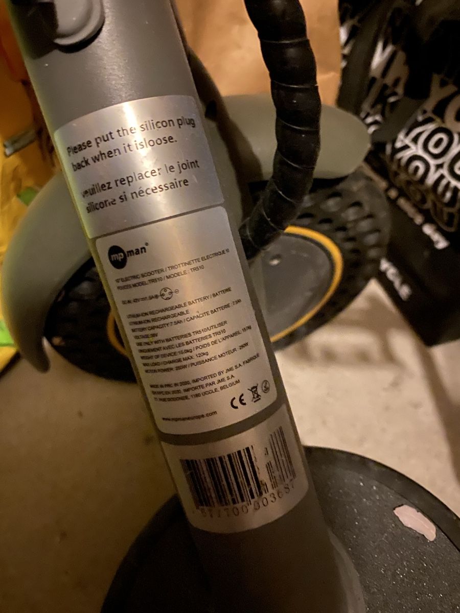 Mpman Kickboard: Mpman E-Scooter TR510 (defekt) – Difettoso da Zürich venduto da Nini0926 5
