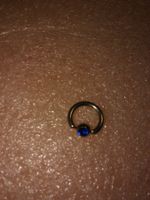 lippen piercing,,silber farbe,,glanzig