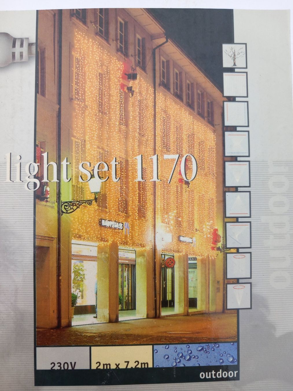 Ghirlande e barre luminose: Lichterkette, Aussenbereich geeignet, SET1170;  2x7,2m – Nuovo e nell'imballaggio originale da Rheinau venduto da profitronic.shop 5