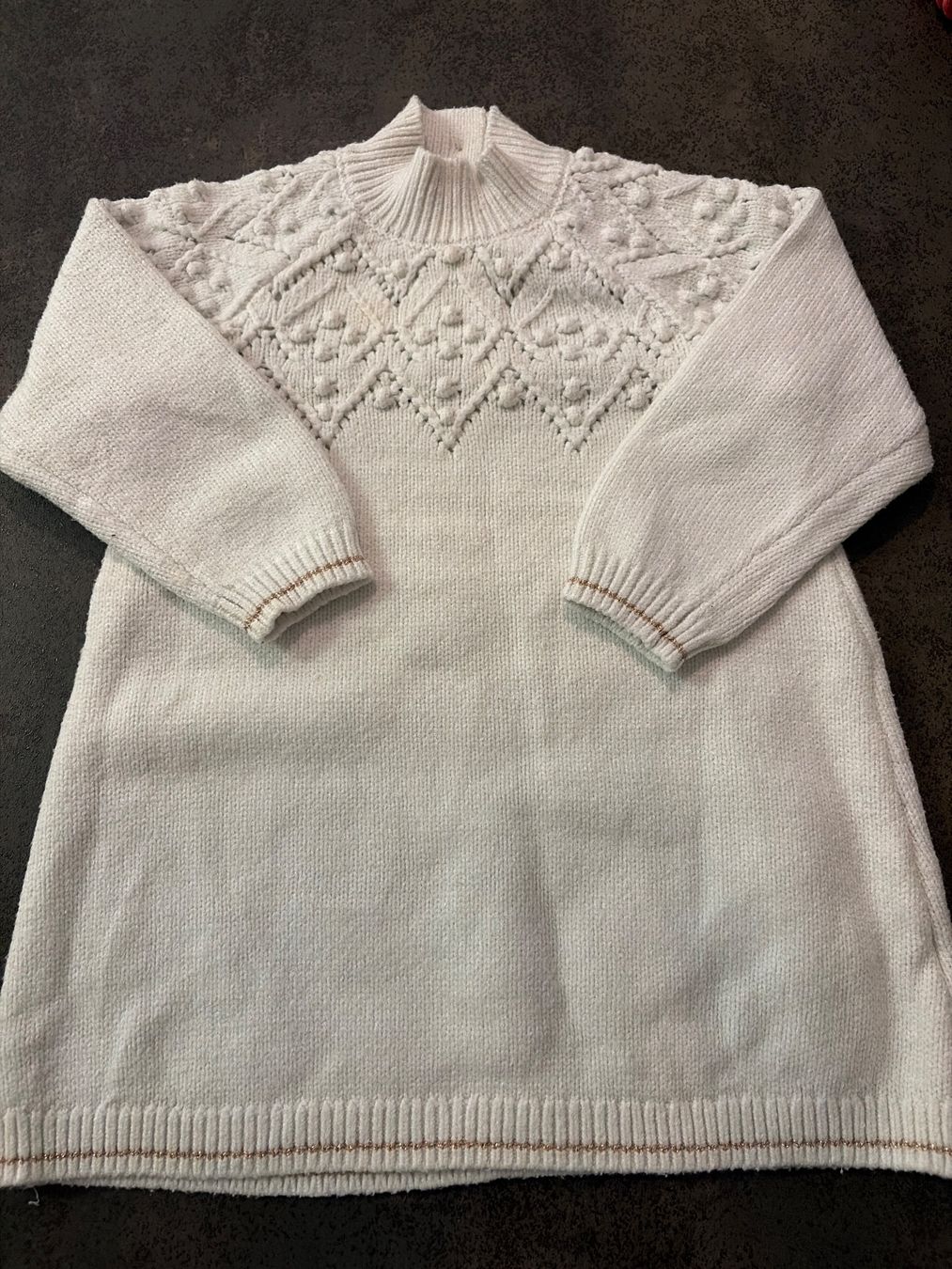 Vestiti & Gonne: Pulloverkleid;  weiss Grösse 86 cm – Usato da Brüttisellen venduto da val_r8g6