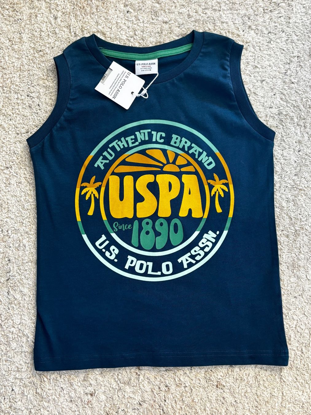 US Polo Camicie, T-shirt & Polo: Sleeveless top - U.S Polo - size 116-122 - NEW – Usato da Cully venduto da Maar_K