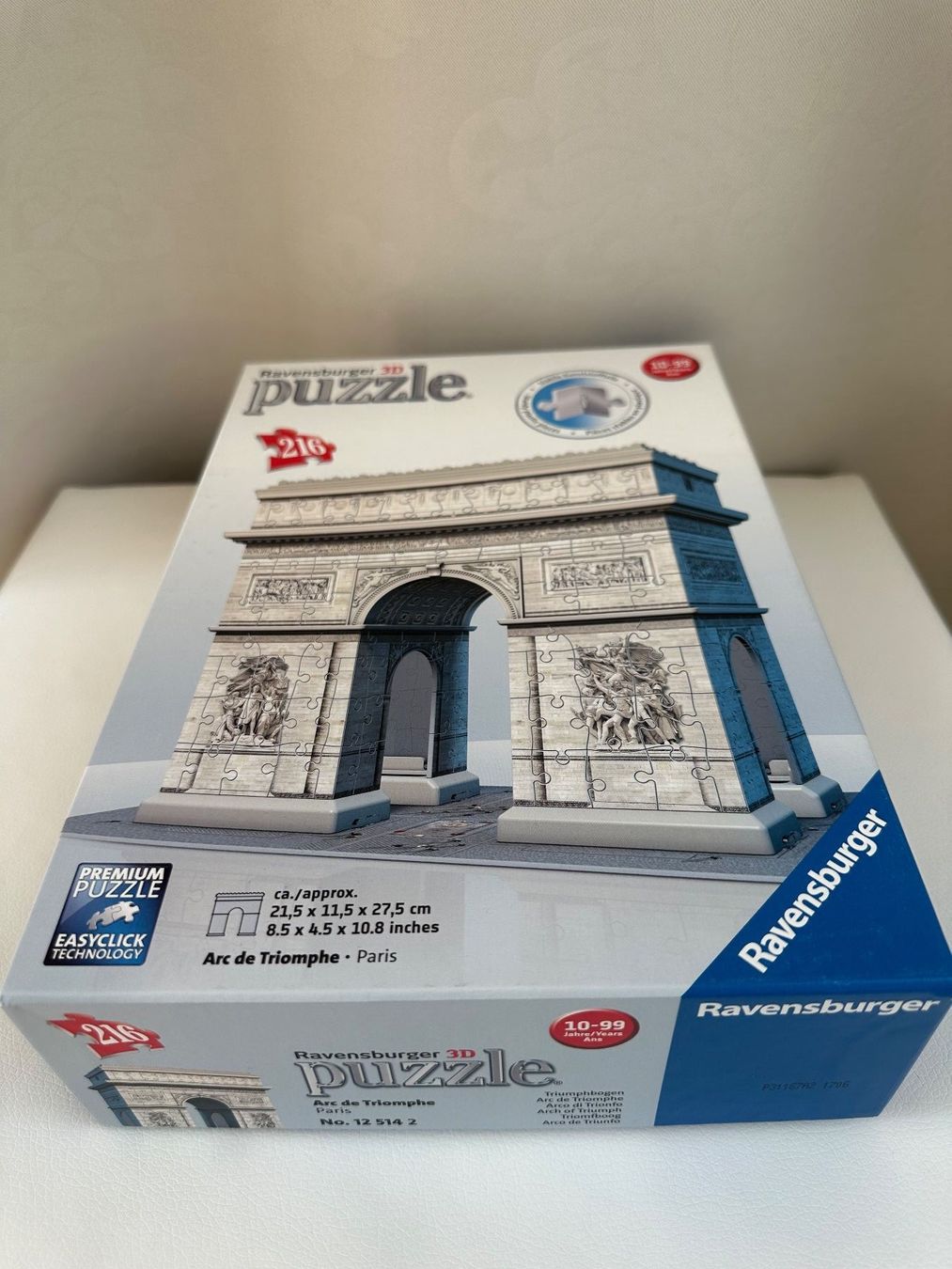 Ravensburger Puzzles: Ravensburger 3d Puzzle / Arc de Triomphe – Defekt aus Lausen von Swissart123 1