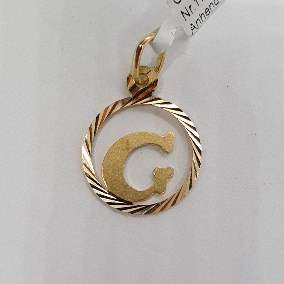 Ciondoli: Echt 18K Gold - G Anhänger – Usato da Luzern venduto da luzerngoldhaus