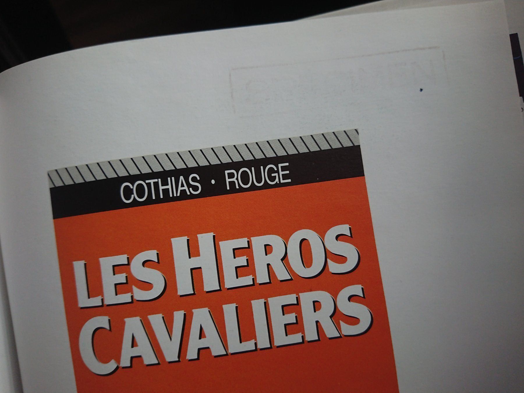 BD: Les héros cavaliers — la grande ourse EO – D'occasion à Farvagny-le-Grand par LaCaverne 2
