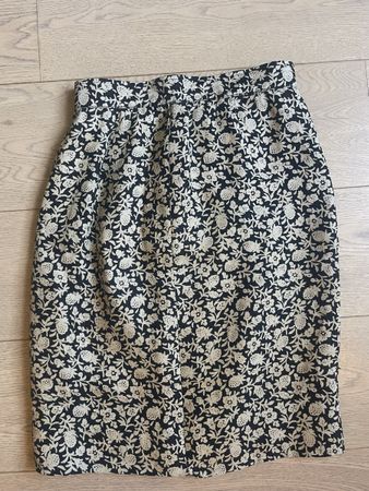 Jupe droite en lin, Emanuel Ungaro, taille 36-38