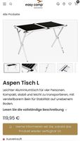 2 x Camping Tisch Easycamp Aspen L