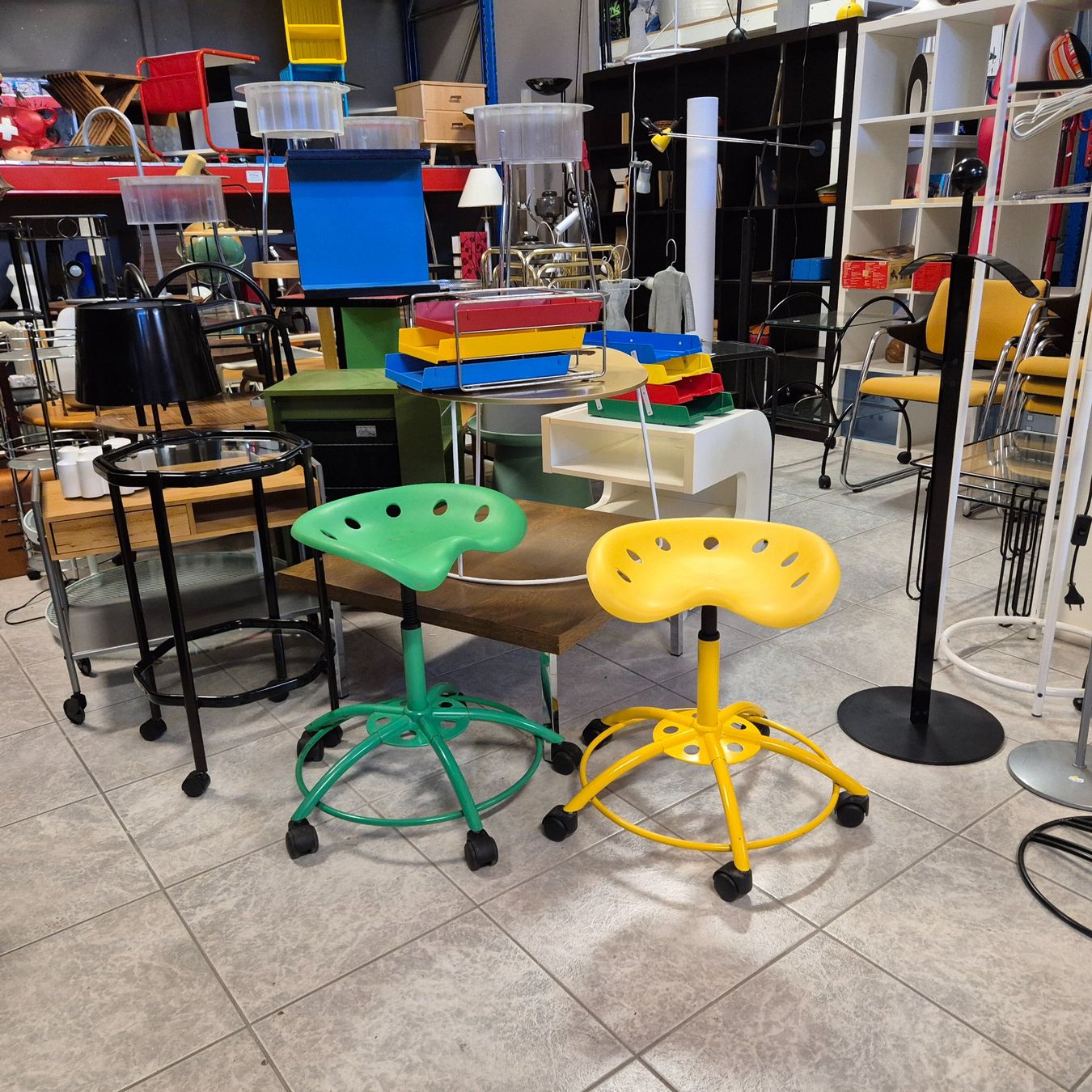 Ikea Tabourets: Ikea Traktor Stool Bürostuhl Arbeitshocker Rollhocker Hocker – D'occasion à Nottwil par Wondewa-Shop 9