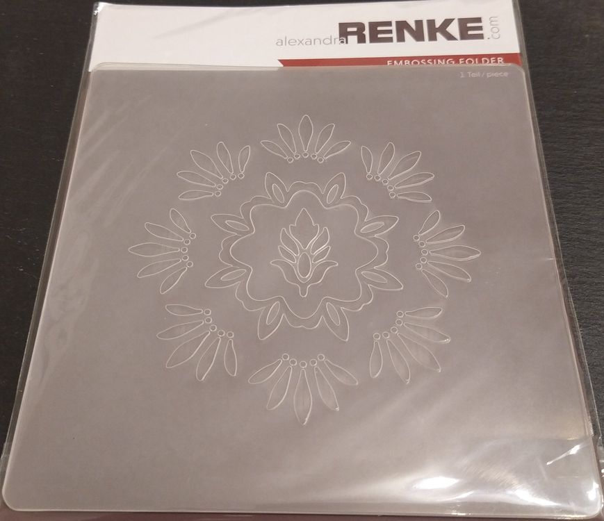 Embossing Folder Prägen Blütenmuster von Alexandra Renke | Kaufen auf ...