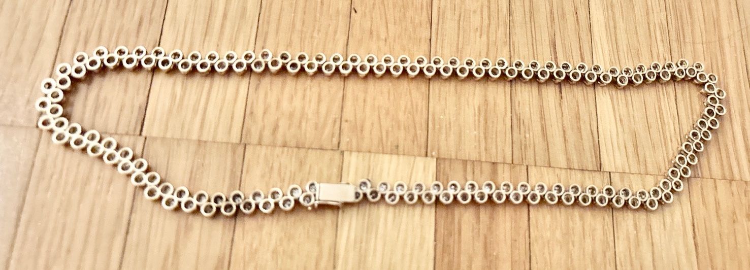Catenine: DIAMANT-TENNISKETTE – Nuovo (secondo la descrizione) da Zurich venduto da MX1000 3