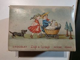 antike Spiele Box Chocolat Lindt & Sprüngli Berne Zürich