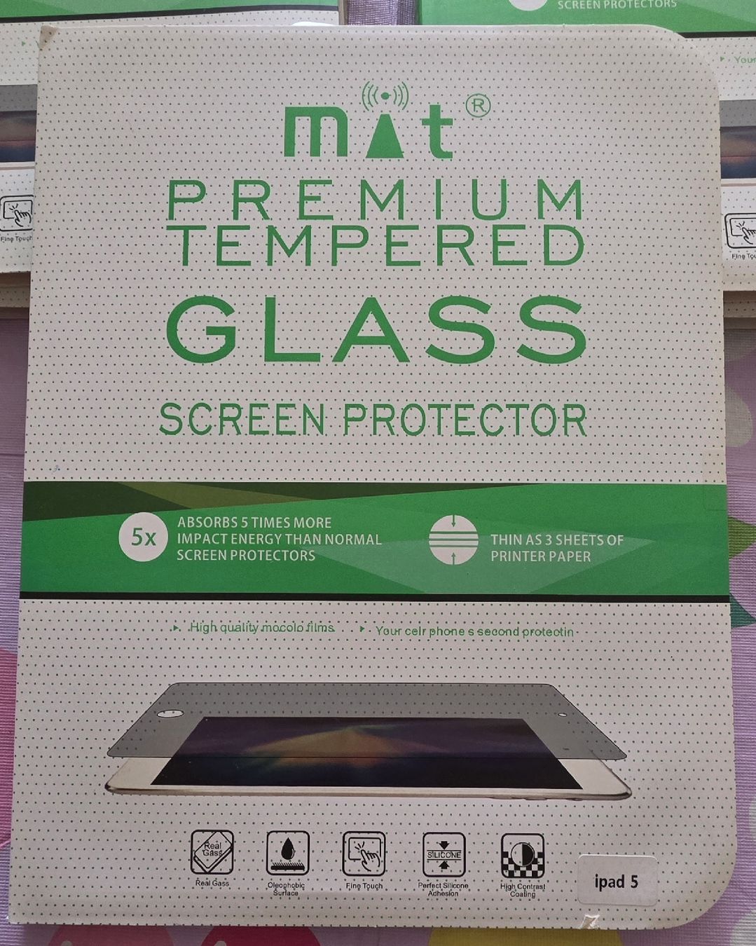 Bicchieri: MAT GLASS Screen Protector Tempered Glass iPad 5 neu – Nuovo (secondo la descrizione) da Hittnau venduto da Annubis