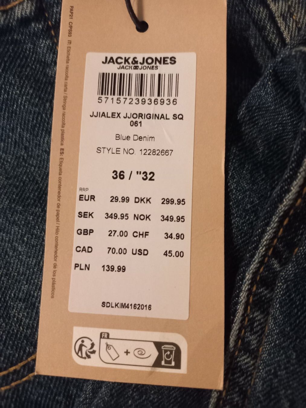 Jack & Jones Jeans: NEUE Herrenjeans JACK & JONES – Neu und originalverpackt aus Erlen von MarinaLibelle77 1