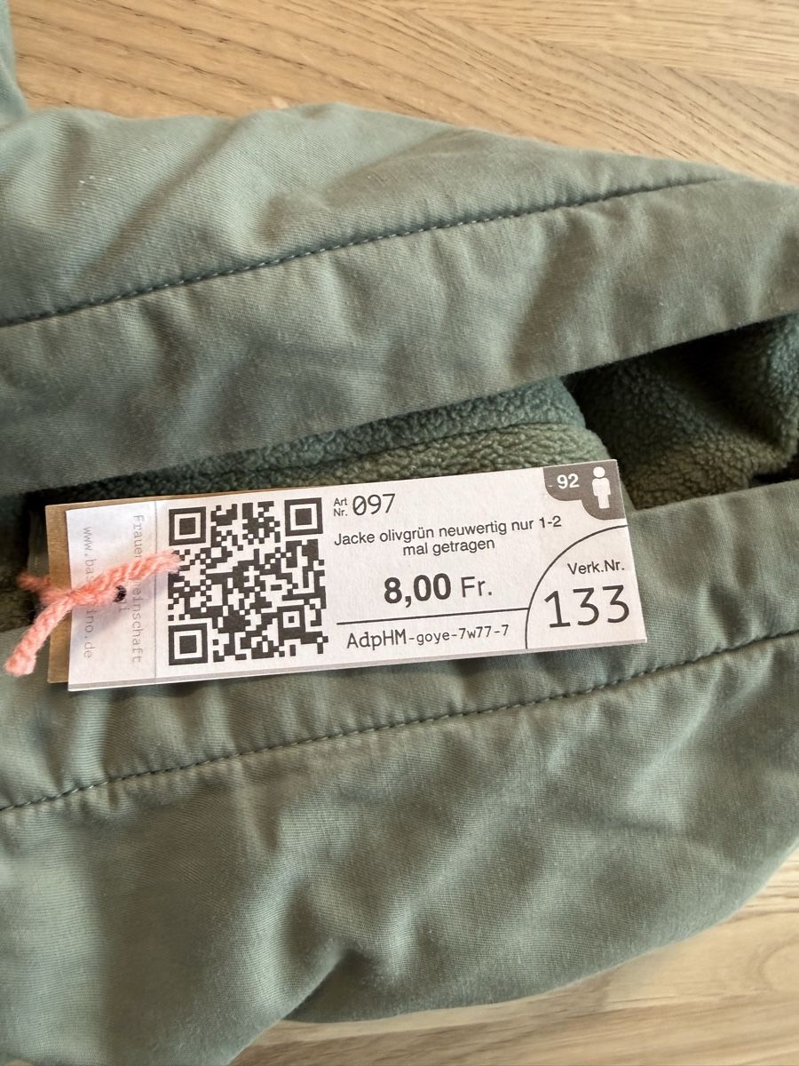 Manor Giacche & Cappotti: Frühlingsjacke Gr. 92 max. 3 x getragen – Usato da Sirnach venduto da sbe_pf8v 1