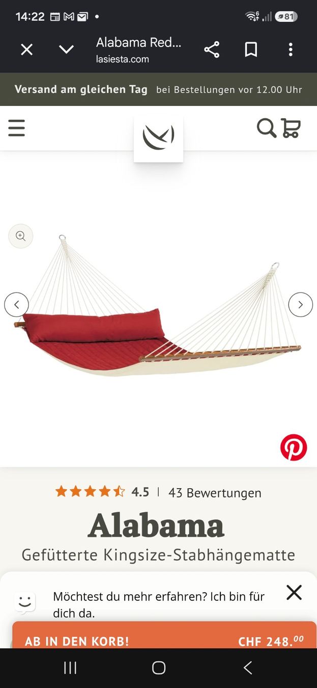 Hängematten: Hängematte von La Siesta – Gebraucht aus Erstfeld von hasi1987 3