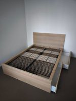MALM Bettgestell 140x200 inkl. 2 Bettkästen und Lattenrost