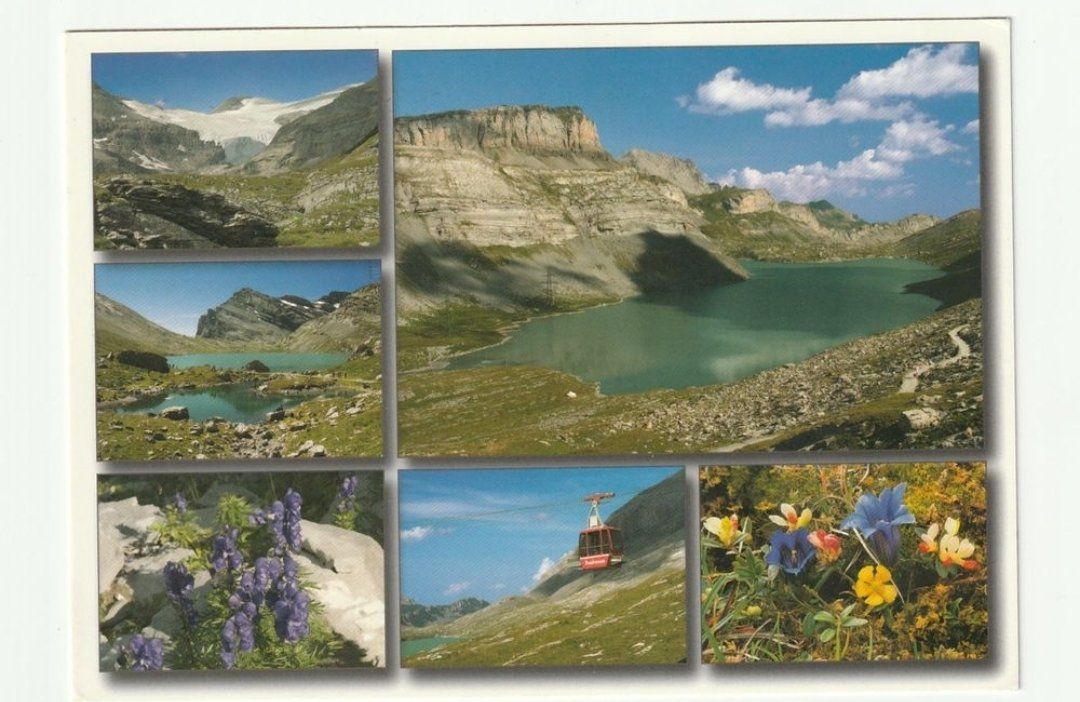 Cartoline postali: 2014, Gemmipass, Daubensee Lac, Multview Postkarte – Usato da St. Gallen venduto da Ricardo_Deals