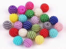 100 PERLEN - BASTELN - SCHMUCK - 10mm - HALSKETTE