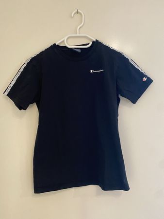 Champion T-Shirt, Baumwolle, Schwarz, Gr. XL (Kindergrösse)