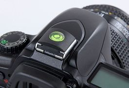 2in1 Kamera Wasserwaage Blitzschuhabdeck