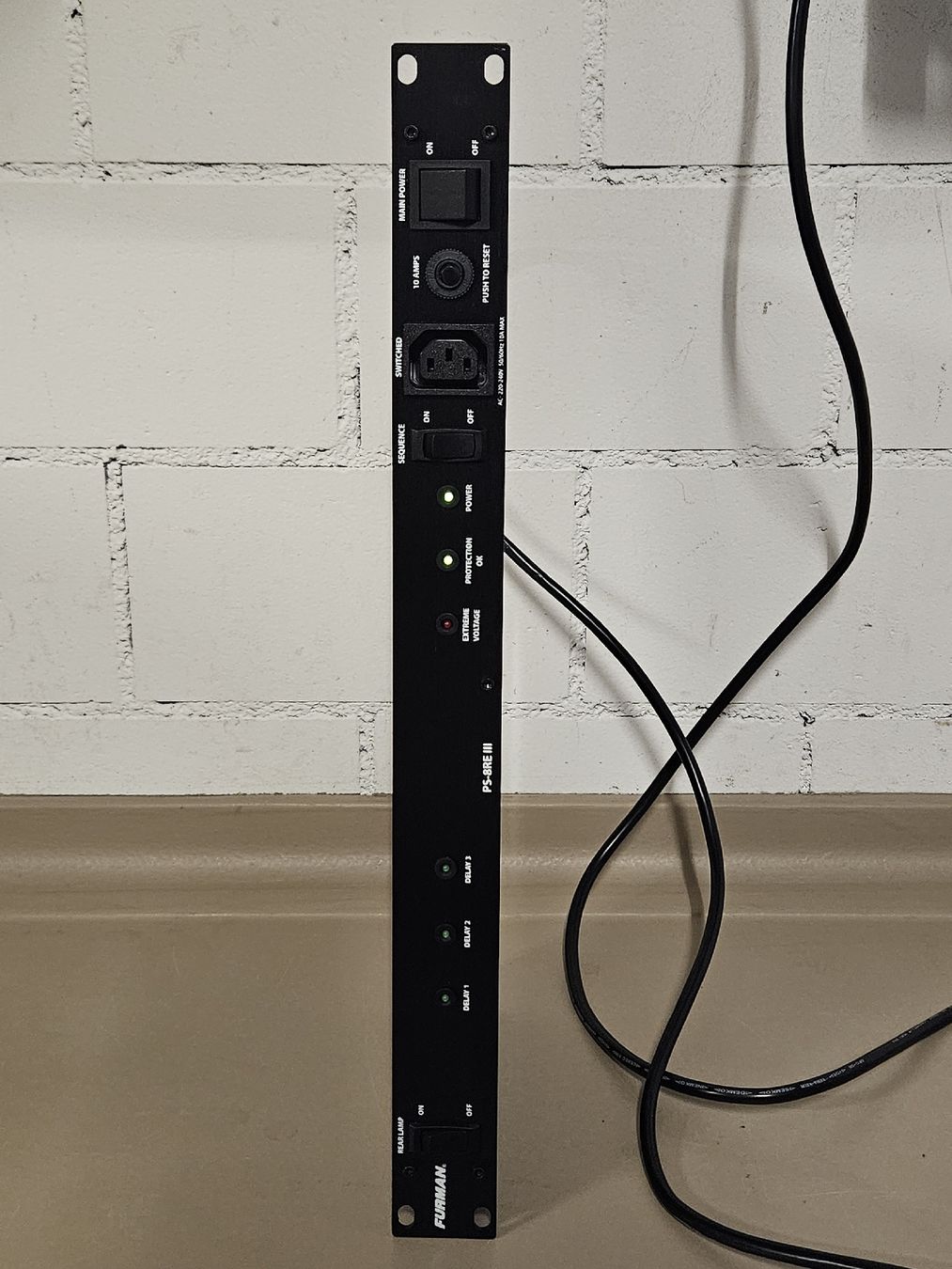 Alimentazione elettrica: Furman PS-8RE lll Power Conditioner – Usato da Wildberg venduto da Reunionevents