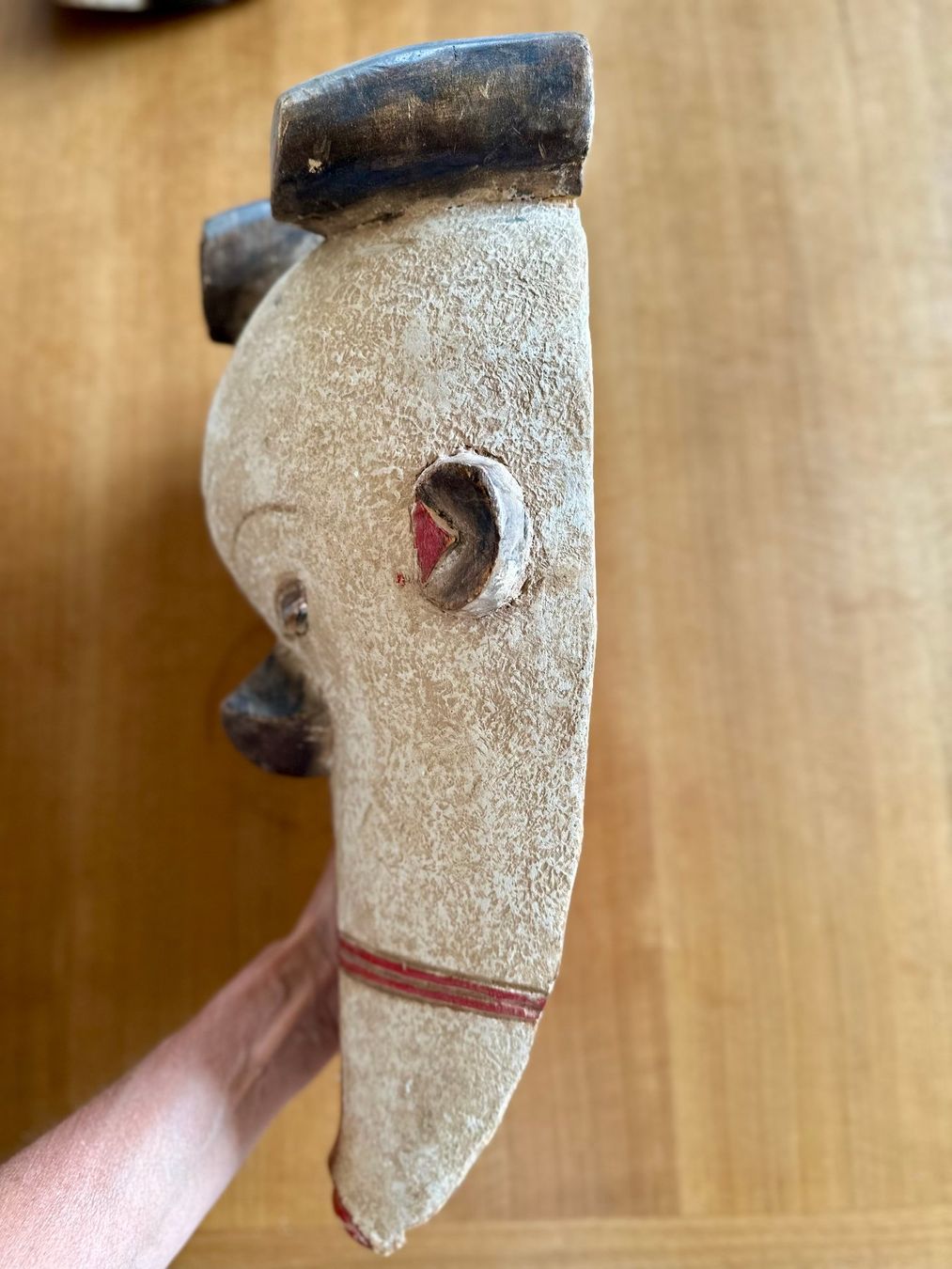 Internationale Kunst: Afrikanische Holzmaske – Gabun / Fang-Stil – Ngontang-Typ – – Gebraucht aus Zürich von hanvil100 2