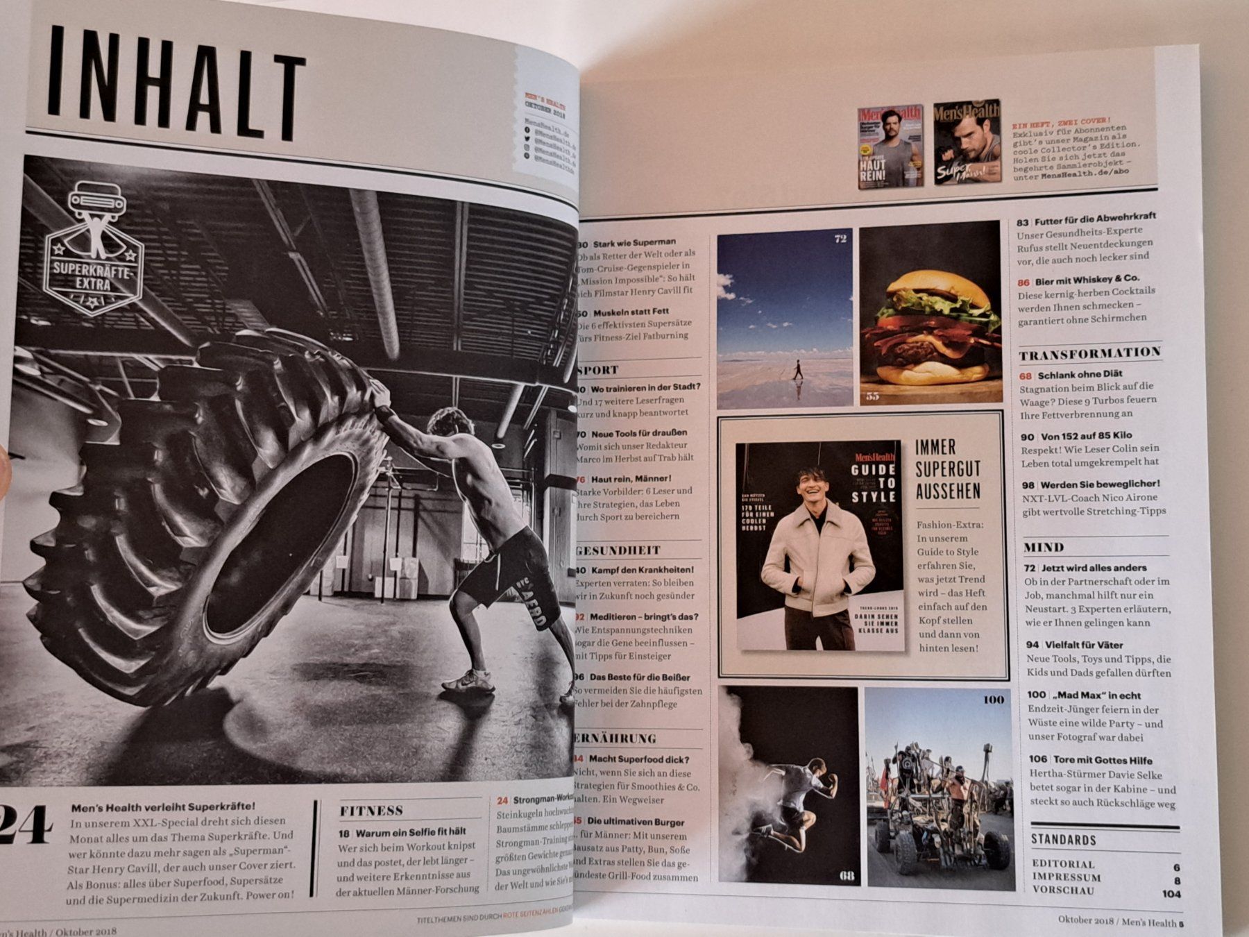 Zeitschriften & Magazine: MEN'S HEALTH - Oktober 2018 – Gebraucht aus Wichtrach von LuckyLuke69 1