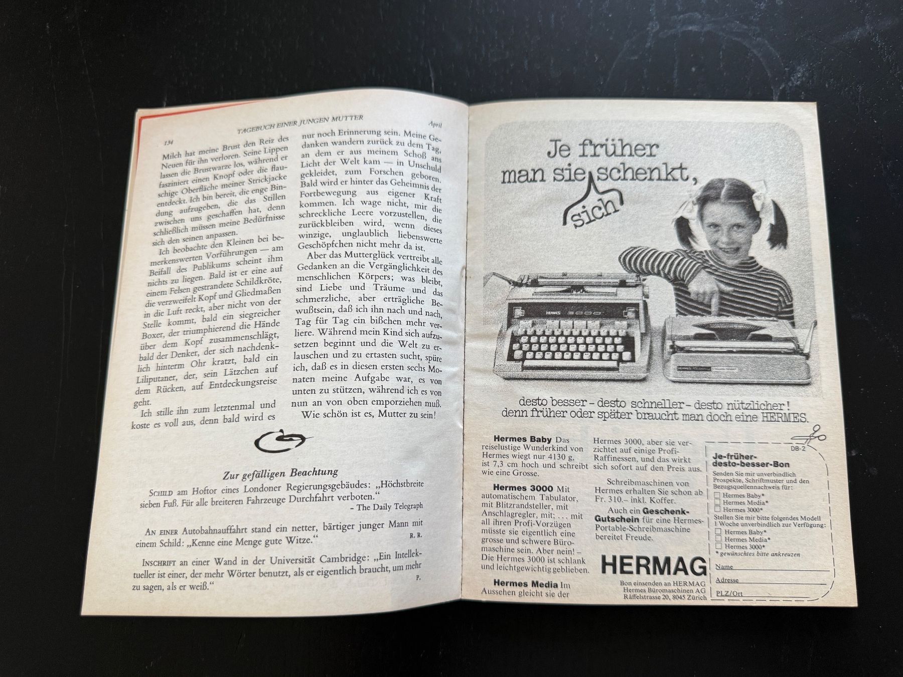 Riviste & Magazine: Das Beste aus Reader's Digest April 1973 Heft – Usato da Erstfeld venduto da Uhu1980 5