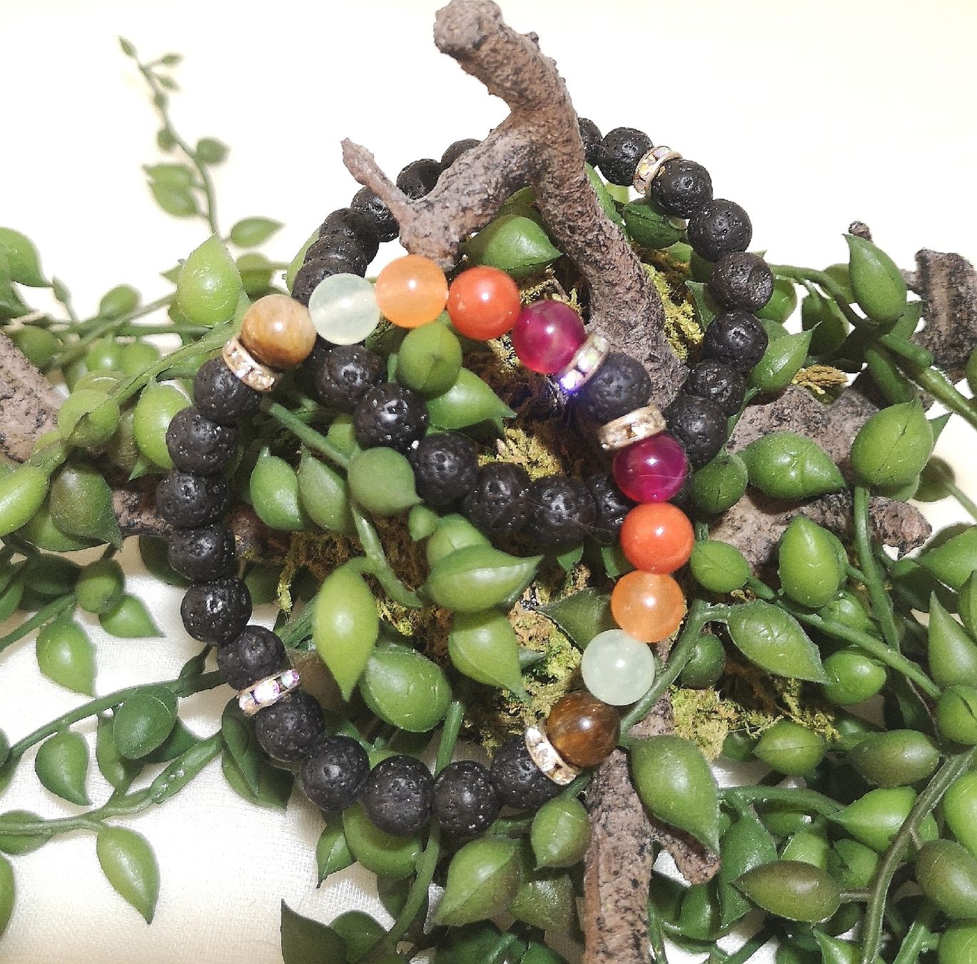 Bracciali & Braccialetti: Lavastein Armk.-Set - Spendenaktion – Nuovo (secondo la descrizione) da Unterkulm venduto da Nachtigall 3